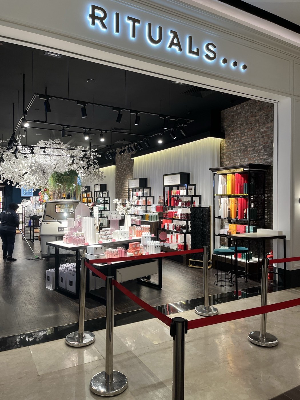 Rituals storefront ahead of opening day, Malaysia